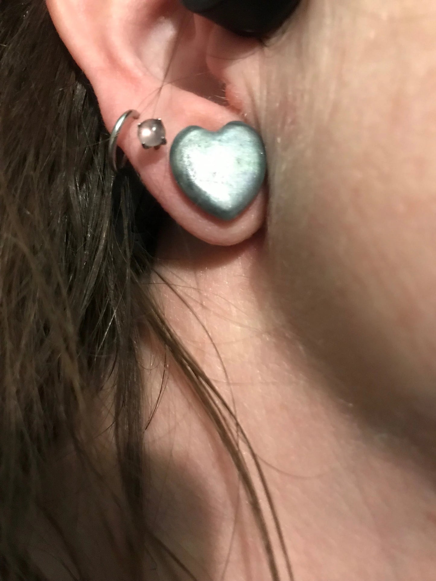 Solid Silicone “Heart Shaped” Plugs Sizes 6mm-12mm