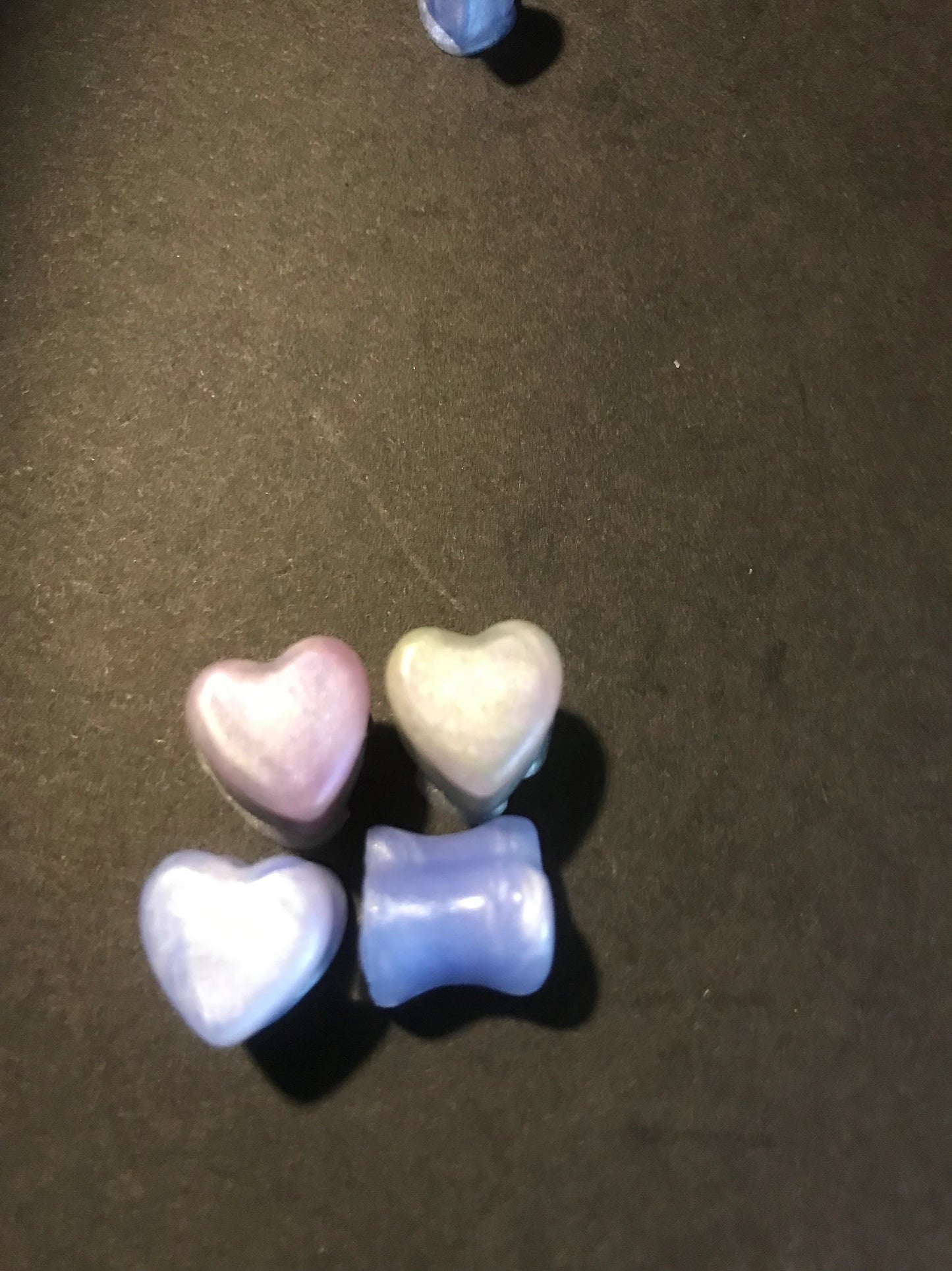 Solid Silicone “Heart Shaped” Plugs Sizes 6mm-12mm