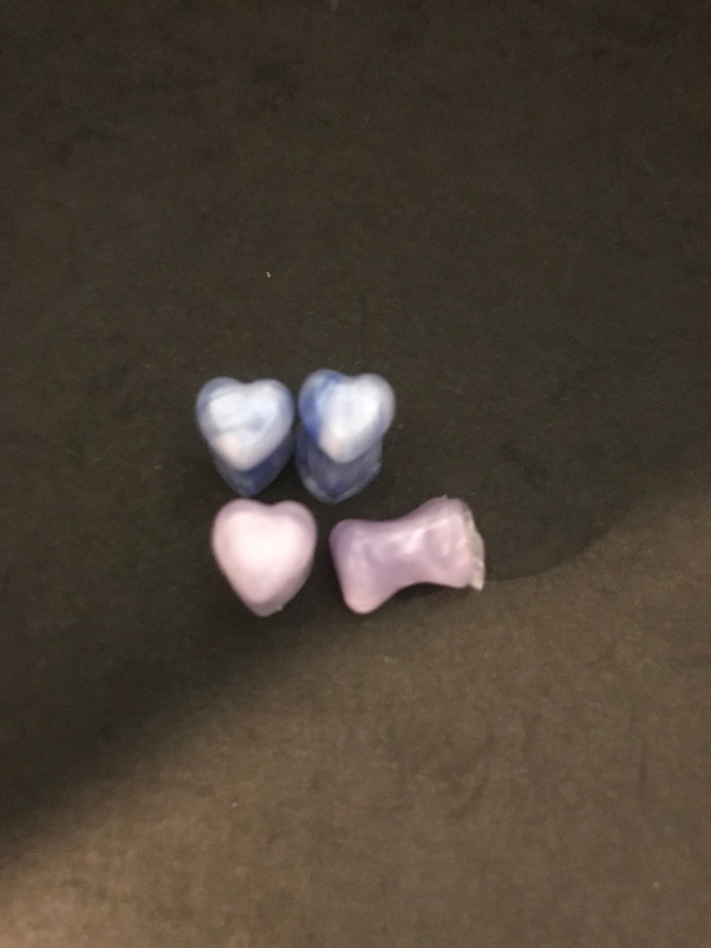 Solid Silicone “Heart Shaped” Plugs Sizes 6mm-12mm