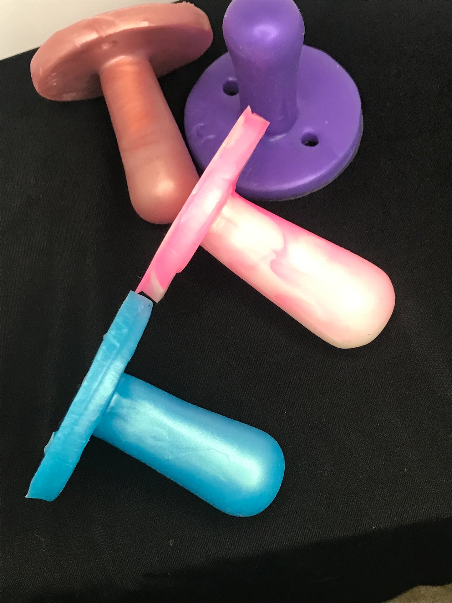 Adult Solid Silicone “Small Nubby” Adult Pacifier