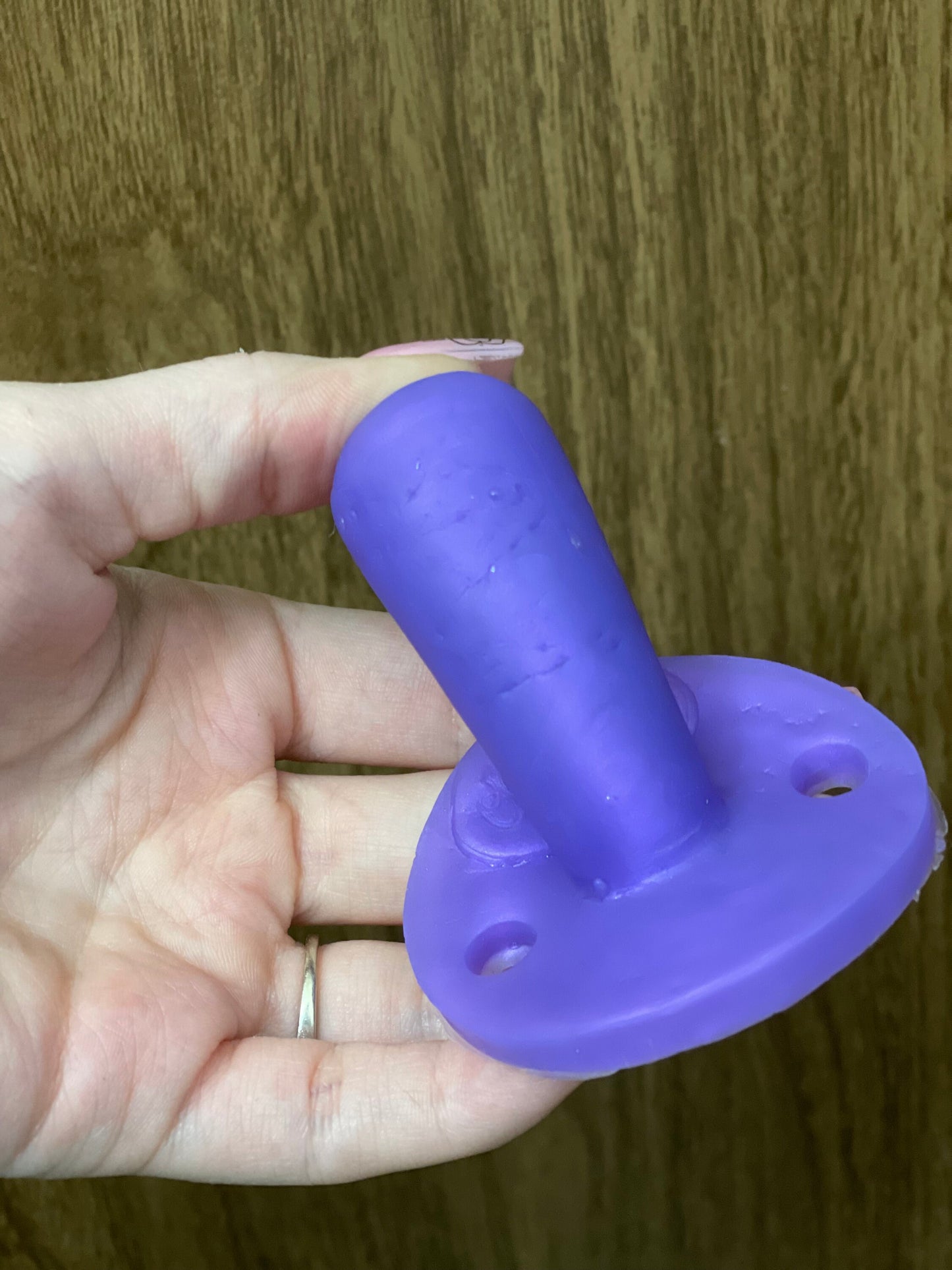 Adult Solid Silicone “FIRM Nubby” Adult Pacifier