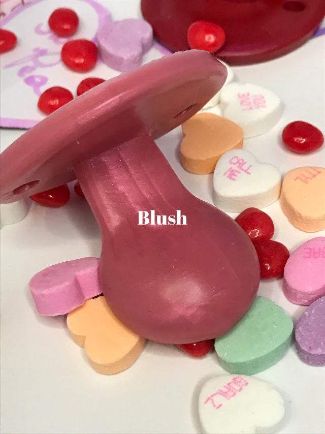 Valentines Day Colors for Adult Solid Silicone Pacifiers