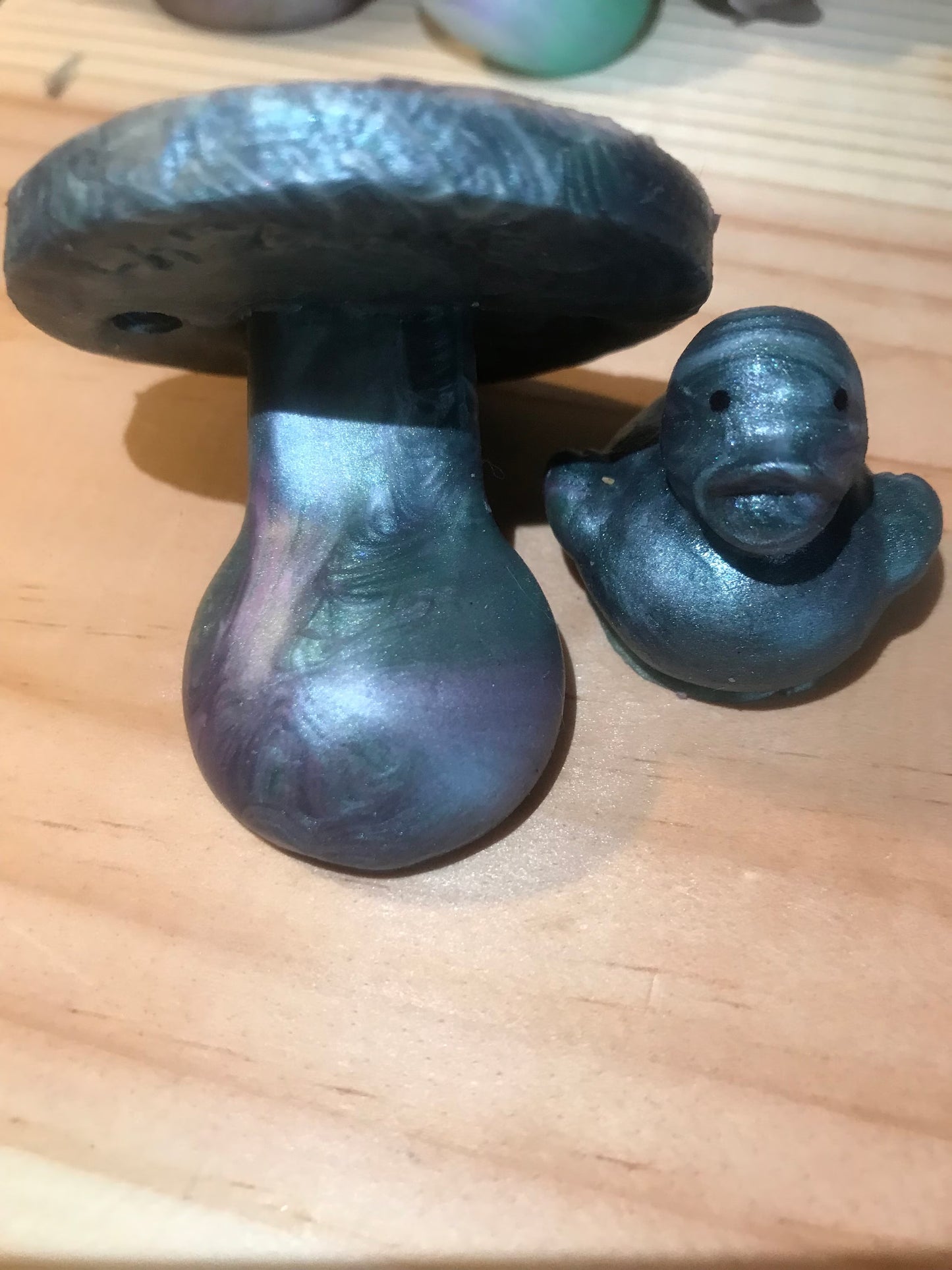 One of a Kind Adult Solid Silicone Adult Pacifier W/ Matching Squishy Duck