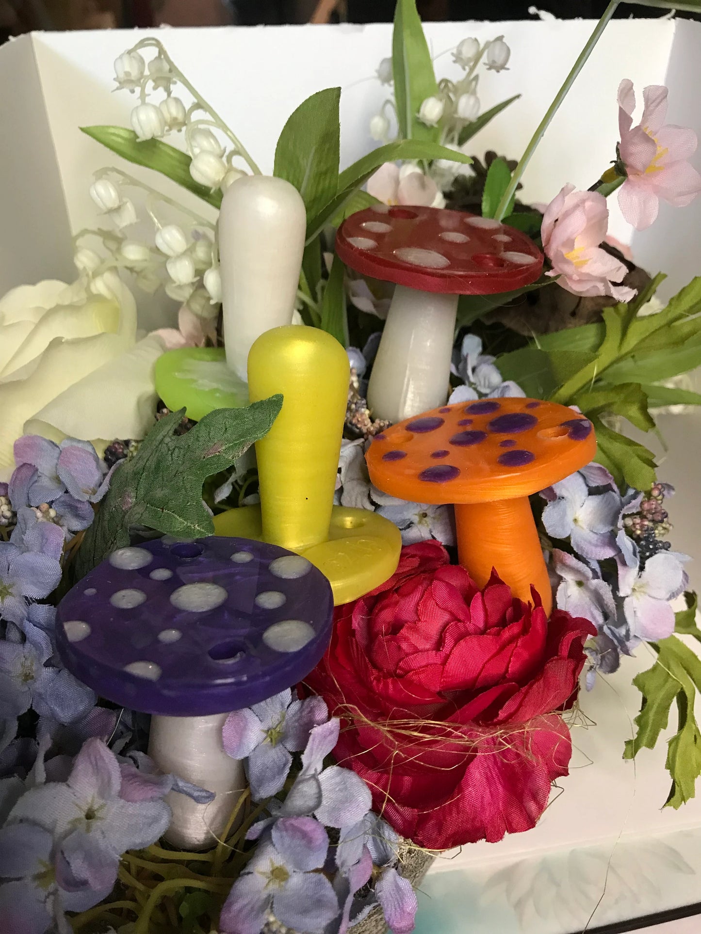 Adult Solid Silicone “Mushroom Nubby” Adult Pacifier