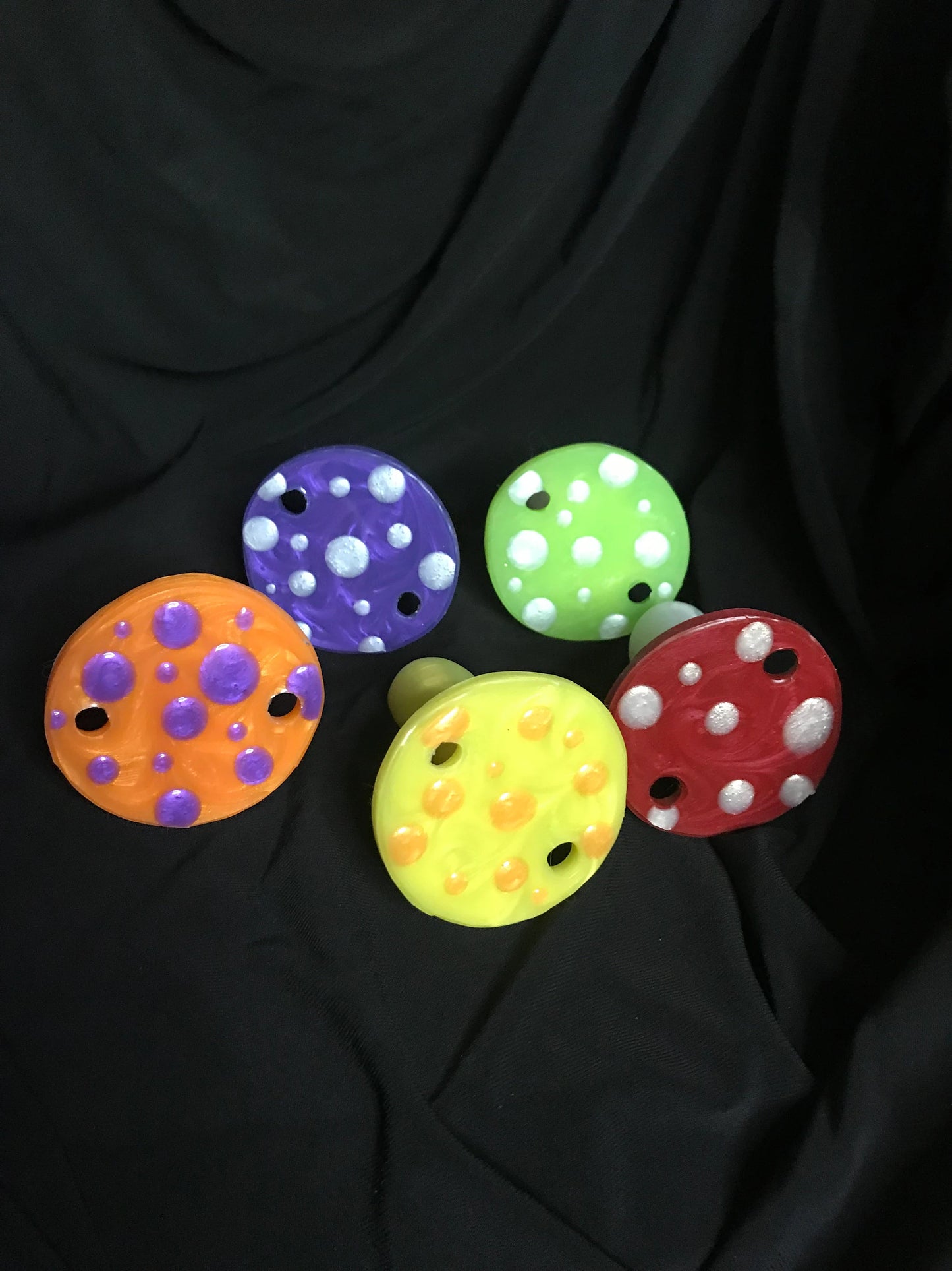 Adult Solid Silicone “Mushroom Nubby” Adult Pacifier