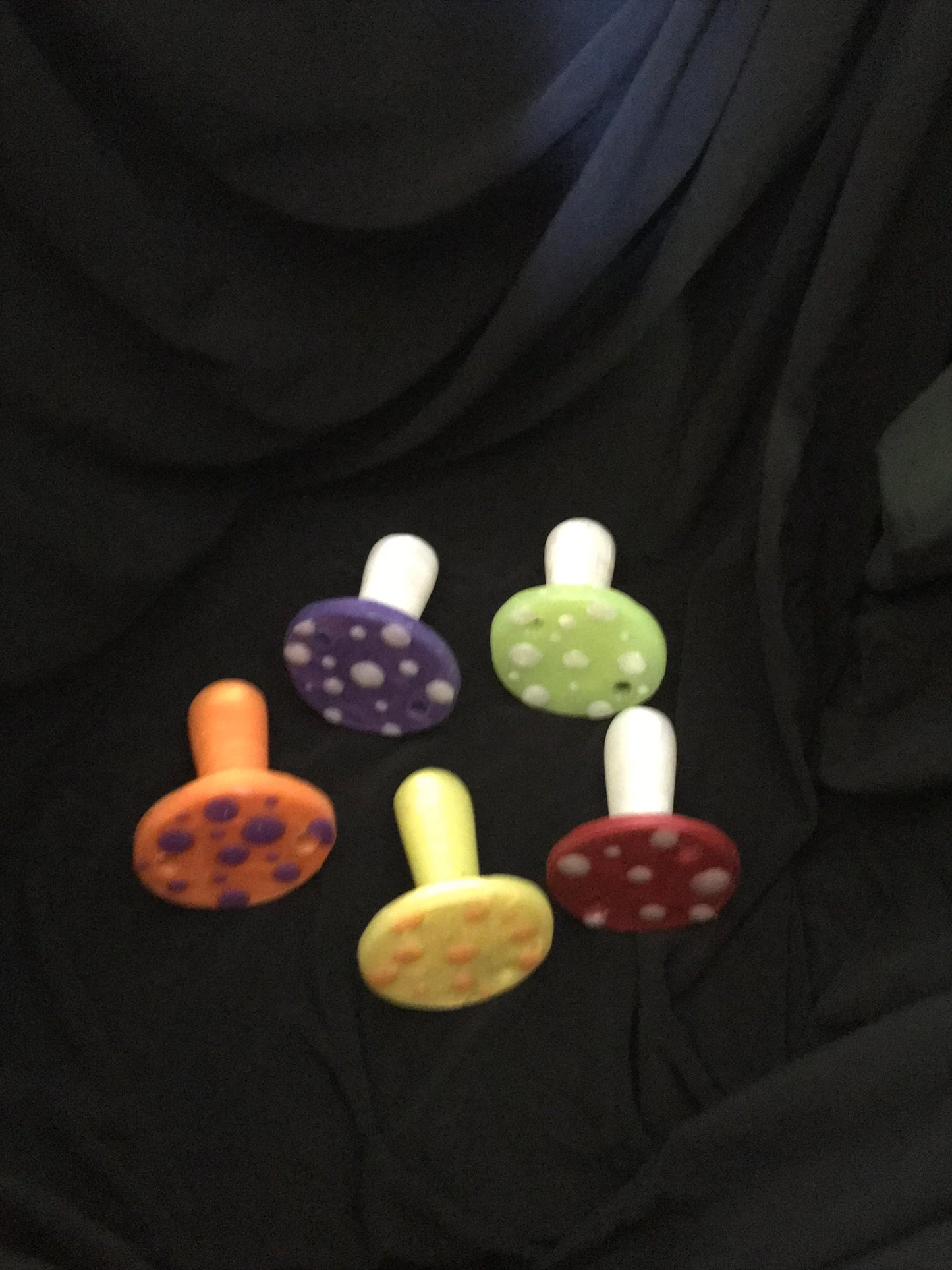 Adult Solid Silicone “Mushroom Nubby” Adult Pacifier