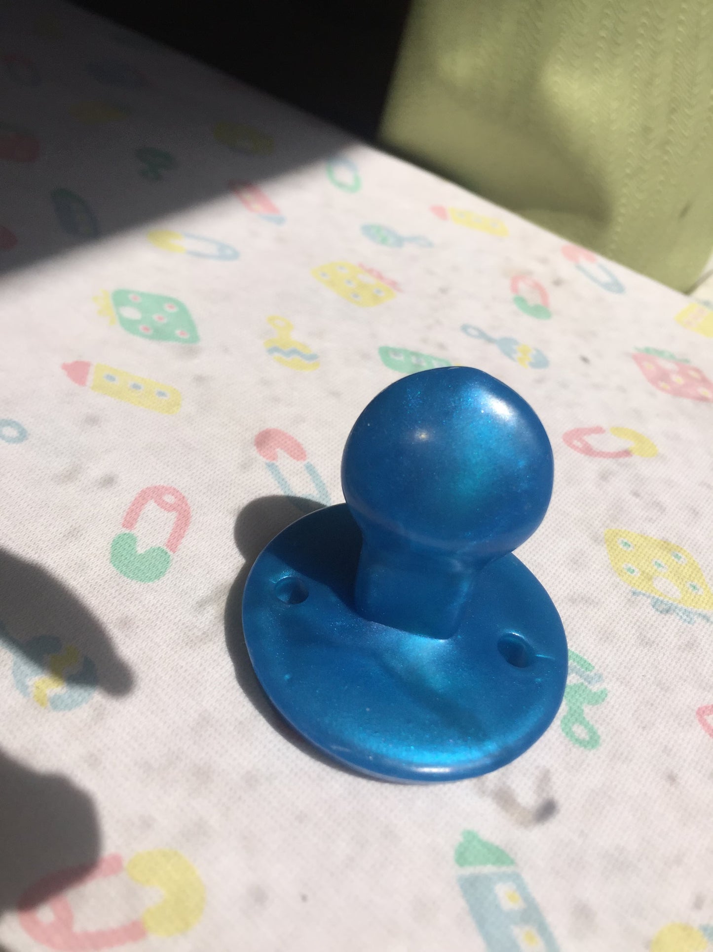 Adult Solid Silicone “Blue” Adult Pacifiers