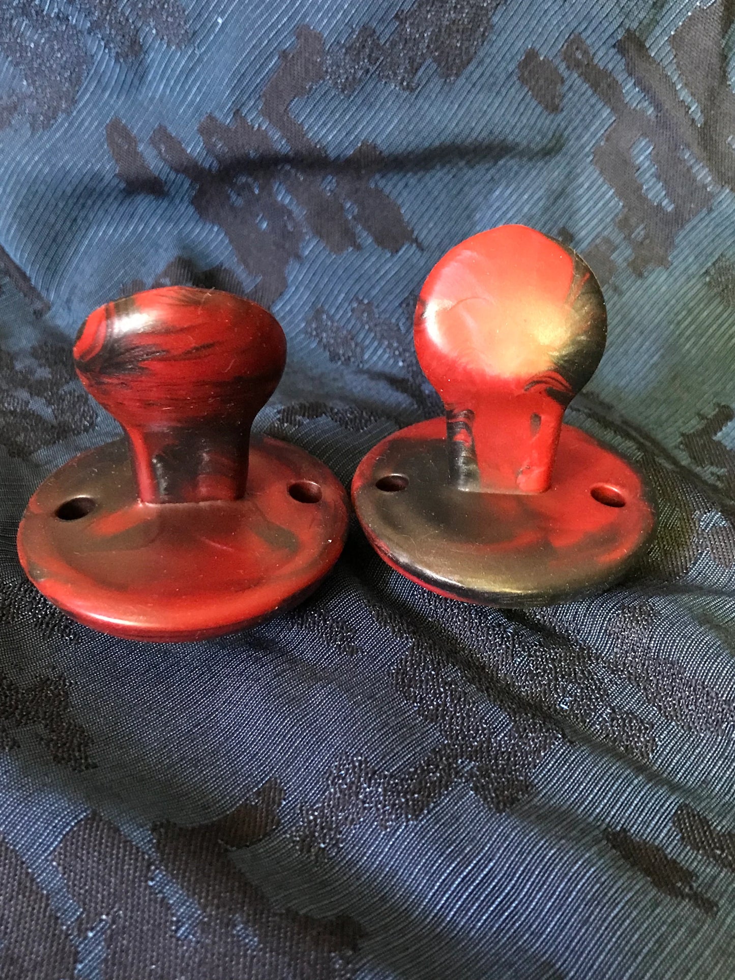 Adult Solid Silicone ‘Red/Black “ Adult Pacifiers