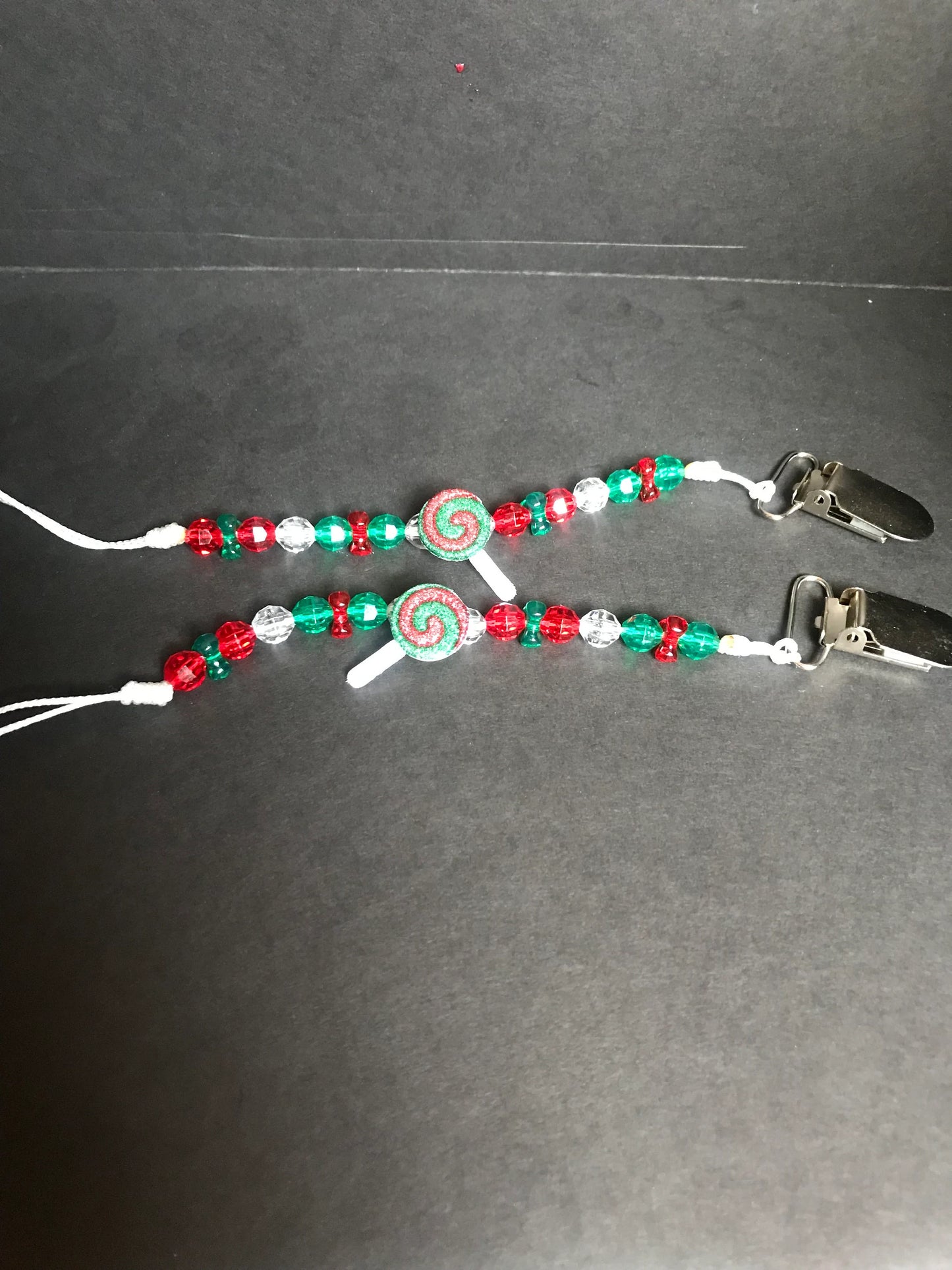 Holiday Adult Pacifier Xmas Christmas Clips