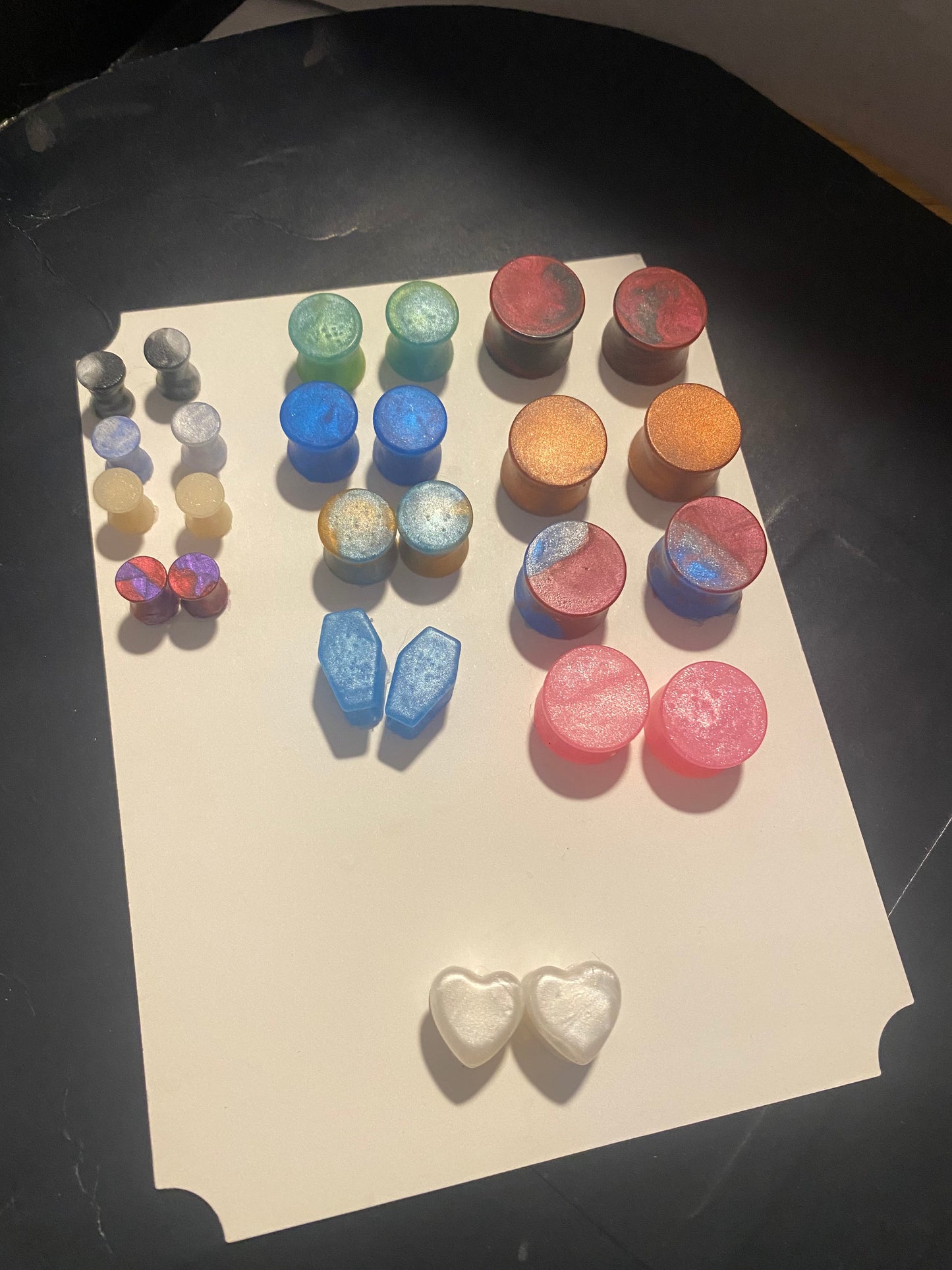 Solid Silicone “Round” Plugs Sizes 14mm-20mm