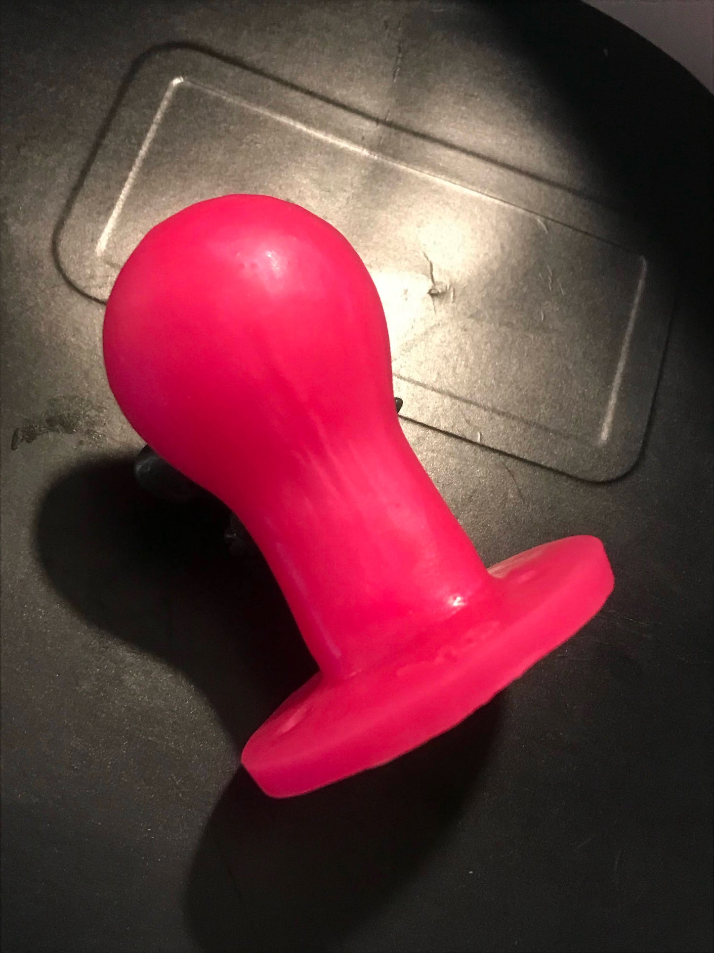 Adult Solid Silicone Adult Pacifier with Squishy Bear