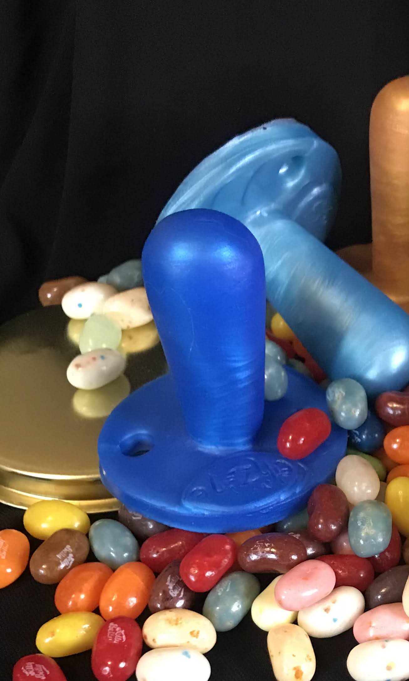 Adult Solid Silicone “Blue” Adult Pacifiers