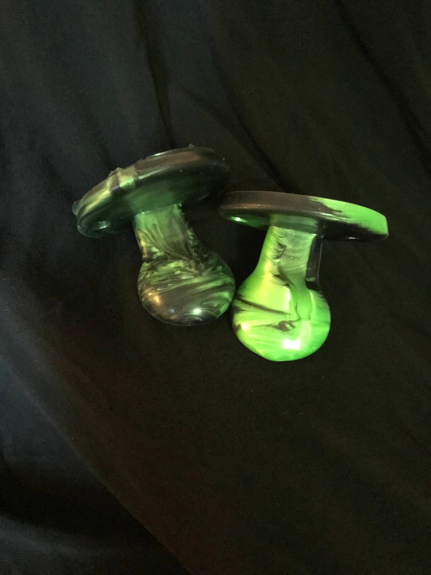 Adult Solid Silicone “Green Skull” Adult Pacifier