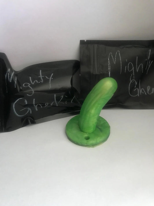 Adult Mystery Grab Bag “Mighty Gherkin” Solid Silicone Adult Pacifier