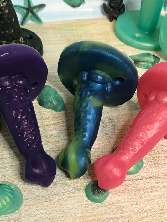 Adult Solid Silicone Adult “Tentacle” Adult Pacifier Figurine