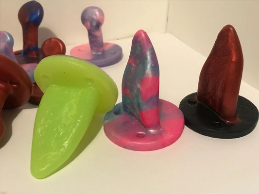 Adult Solid Silicone “Tongue” Adult Pacifier Figurine