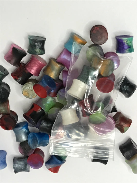 Mystery Pack Solid Silicone Plugs/ Gauges late